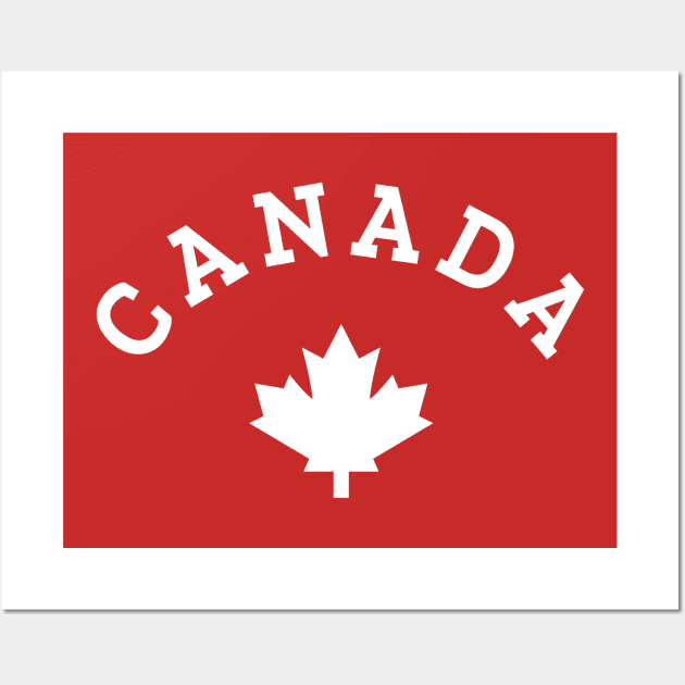 Canada Day Maple Leaf Wall Art by designminds1